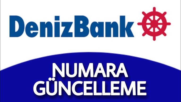 Denizbank Telefon Numarası Değiştirme ve Güncelleme