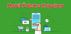 Vodafone Mobil Ödeme Kapatma SMS ile