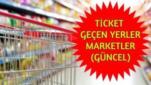Sodexo Geçen Yerler ve Sodexo Geçen Marketler