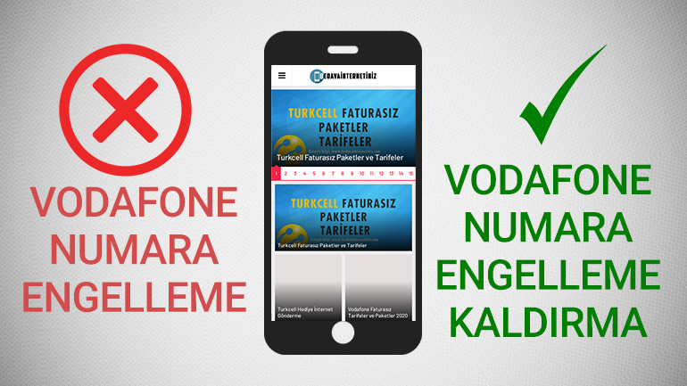 Vodafone Mesaj ve SMS Engelleme