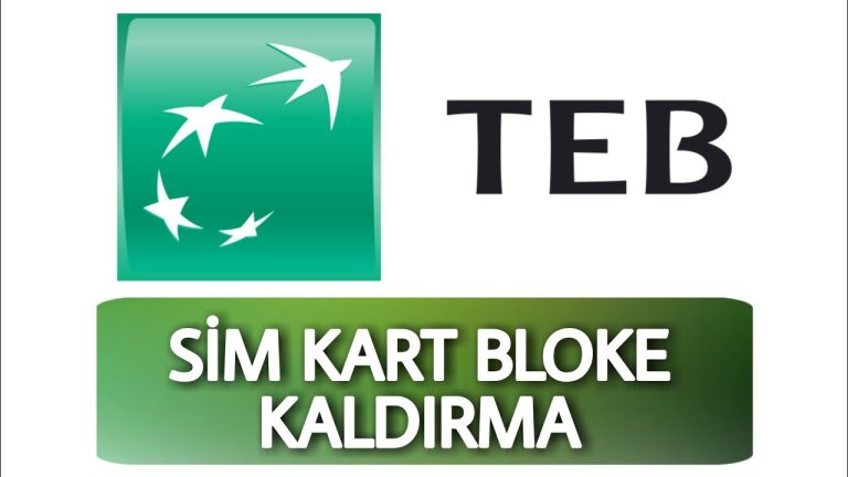 TEB Sim Kart Bloke Kaldırma (Mobil Bankacılık ve ATM)