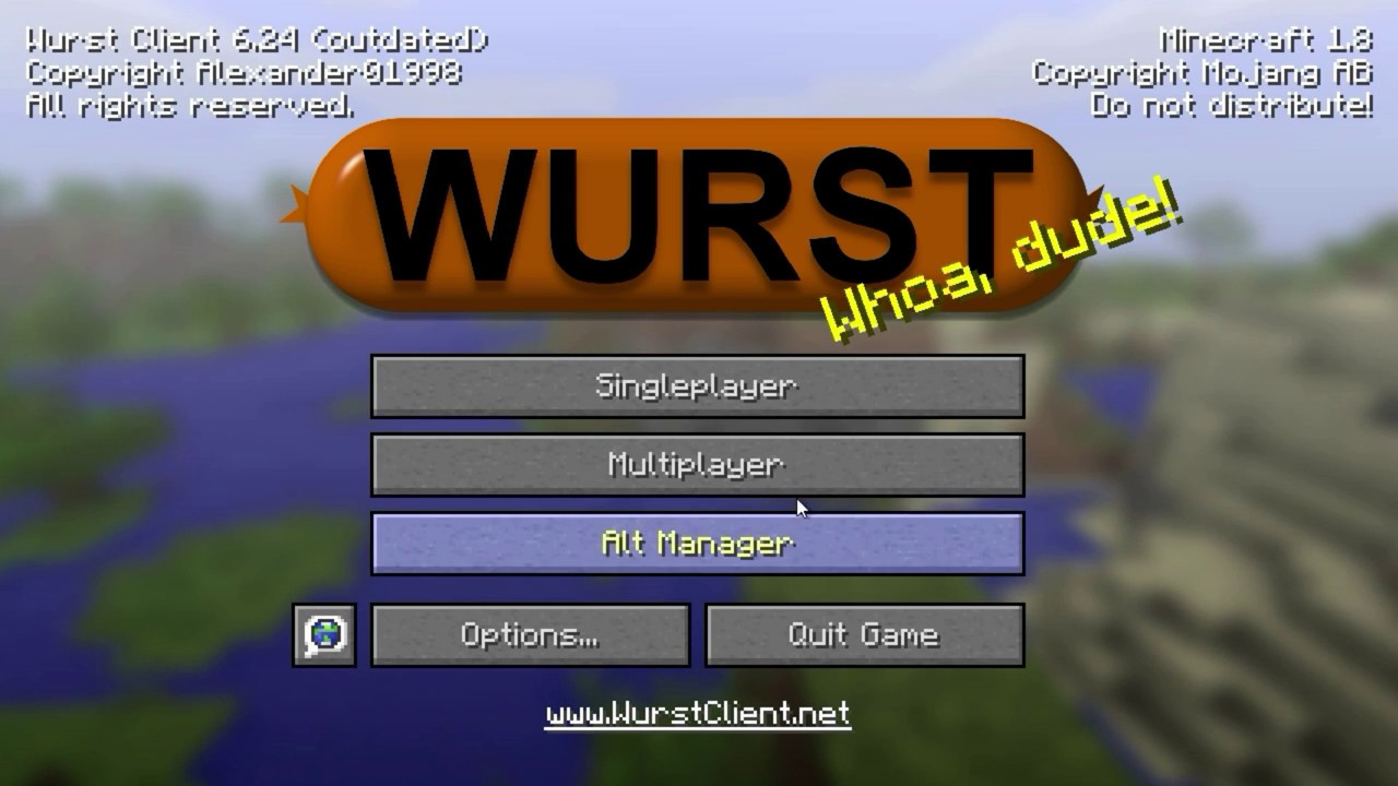 Minecraft Wurst Hack