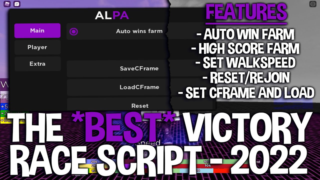 Victory Race Script – Auto Win FARM [TELEPORT HACK]