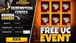 Free PUBG Mobile UC Redeem Code [NEW UPDATED!]