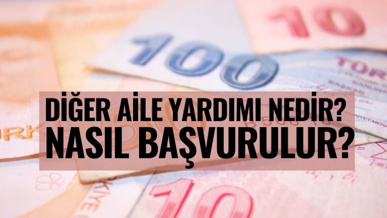 Diğer Aile Yardımları Nelerdir? Nasıl Alınır? Başvuru ve Sorgulama