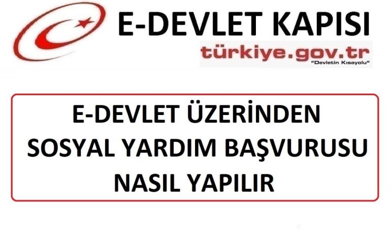 Sosyal Yardımlaşma Para Yardımı Başvurusu ve Başvuru Formu