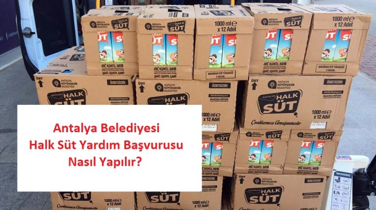 Antalya Büyükşehir Belediyesi Yardım Başvurusu ve Sorgulama