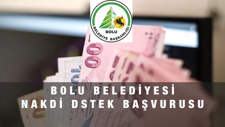 Bolu Belediyesi Yardım Başvurusu ve Sorgulama