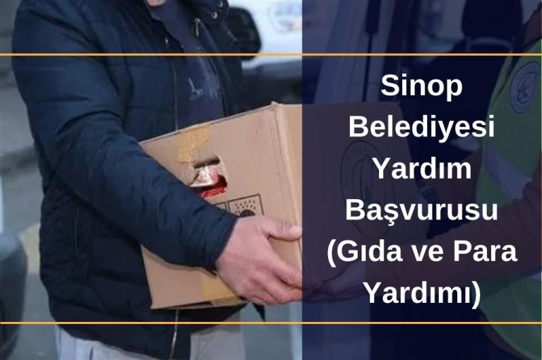 Sinop Belediyesi Yardım Başvurusu ve Sorgulama