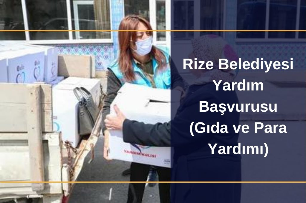 Rize Belediyesi Yardım Başvurusu ve Sorgulama